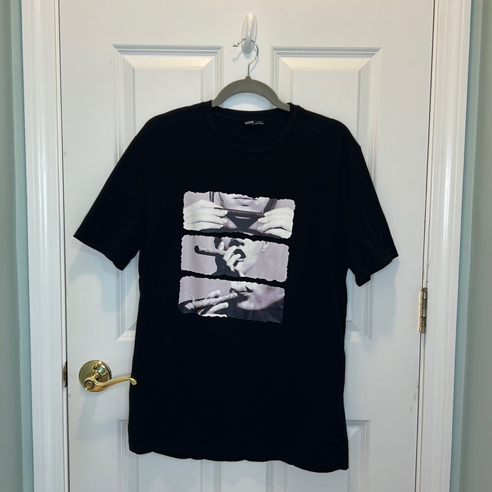 men shein smoker shirt